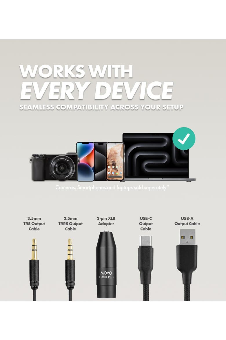 X1 Supercardioid Shotgun Microphone - 3.5mm/XLR/USB-C Camera Mic for DSLR, Smartphones, and Computers, Alternate, color, Black