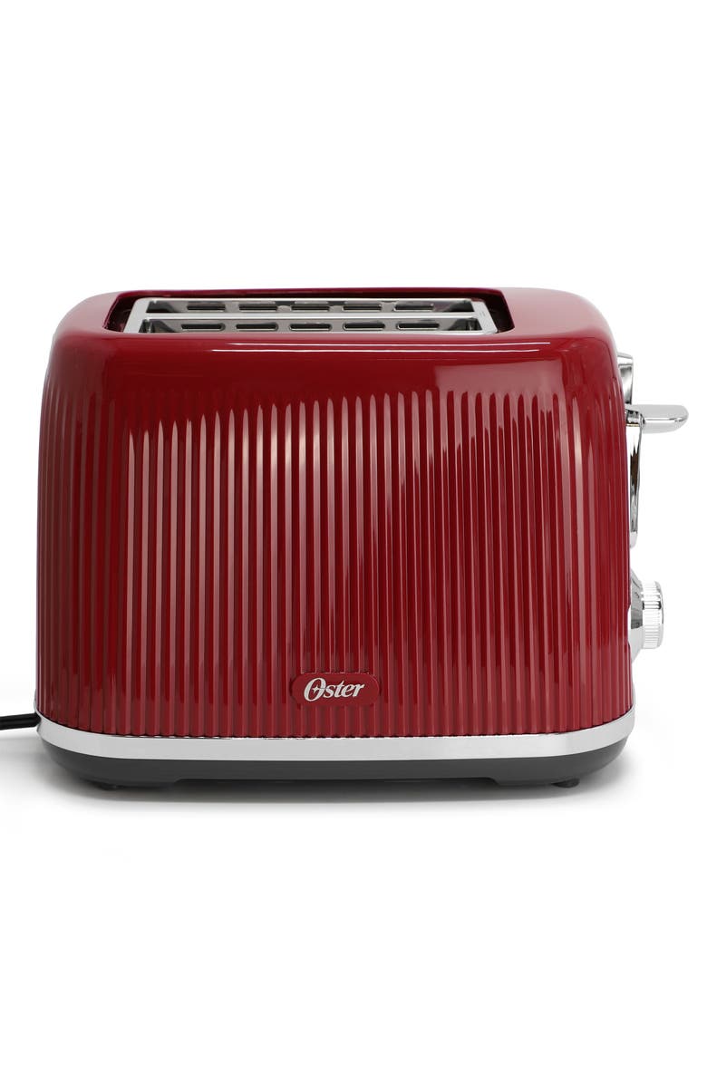 OSTER Retro 2 Slice Toaster with Extra Wide Slots, Alternate, color, Red