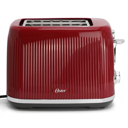 Oster Retro 2 Slice Toaster With Extra Wide Slots In Red