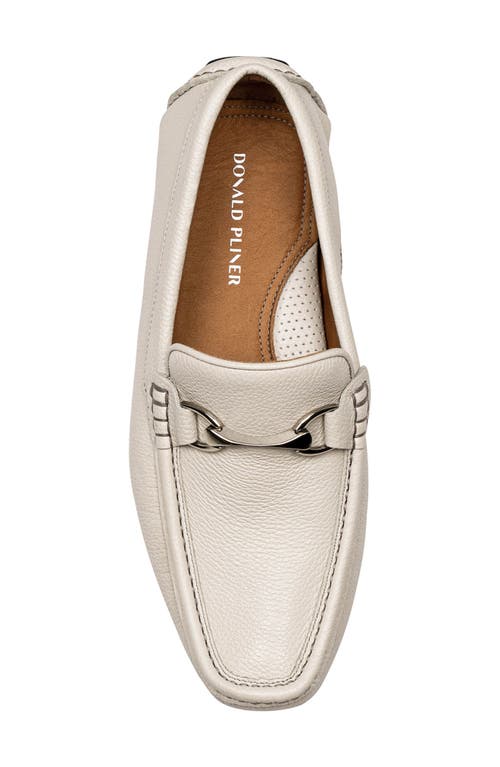 Donald Pliner Dorion Bit Loafer In Off White