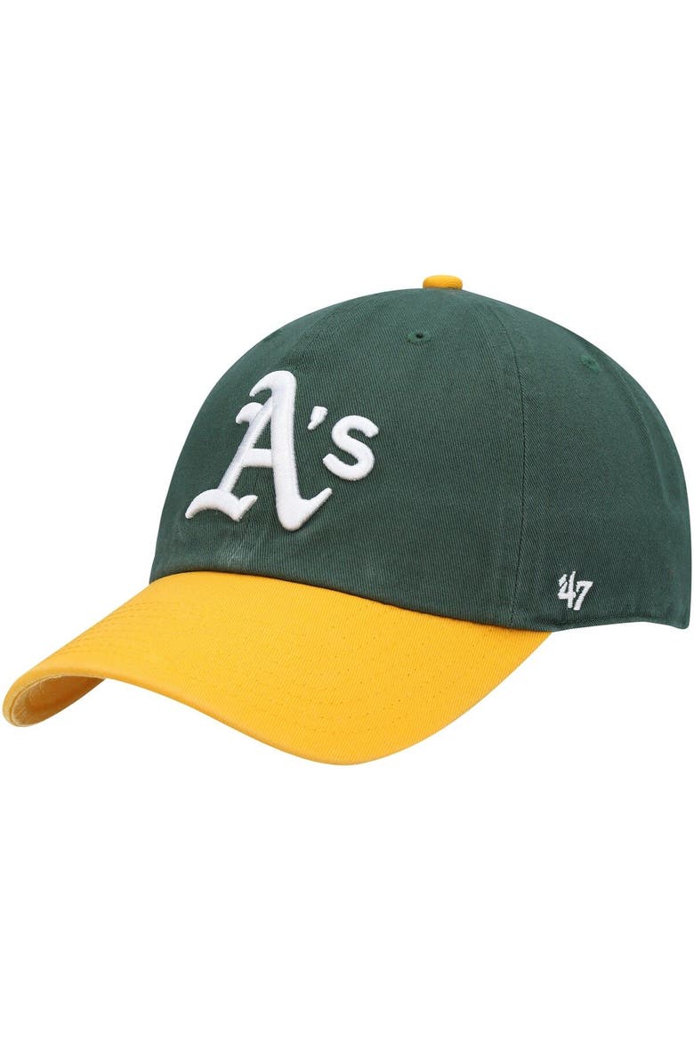 Men's '47 Green Athletics Clean Up Adjustable Hat, Main, color, Green