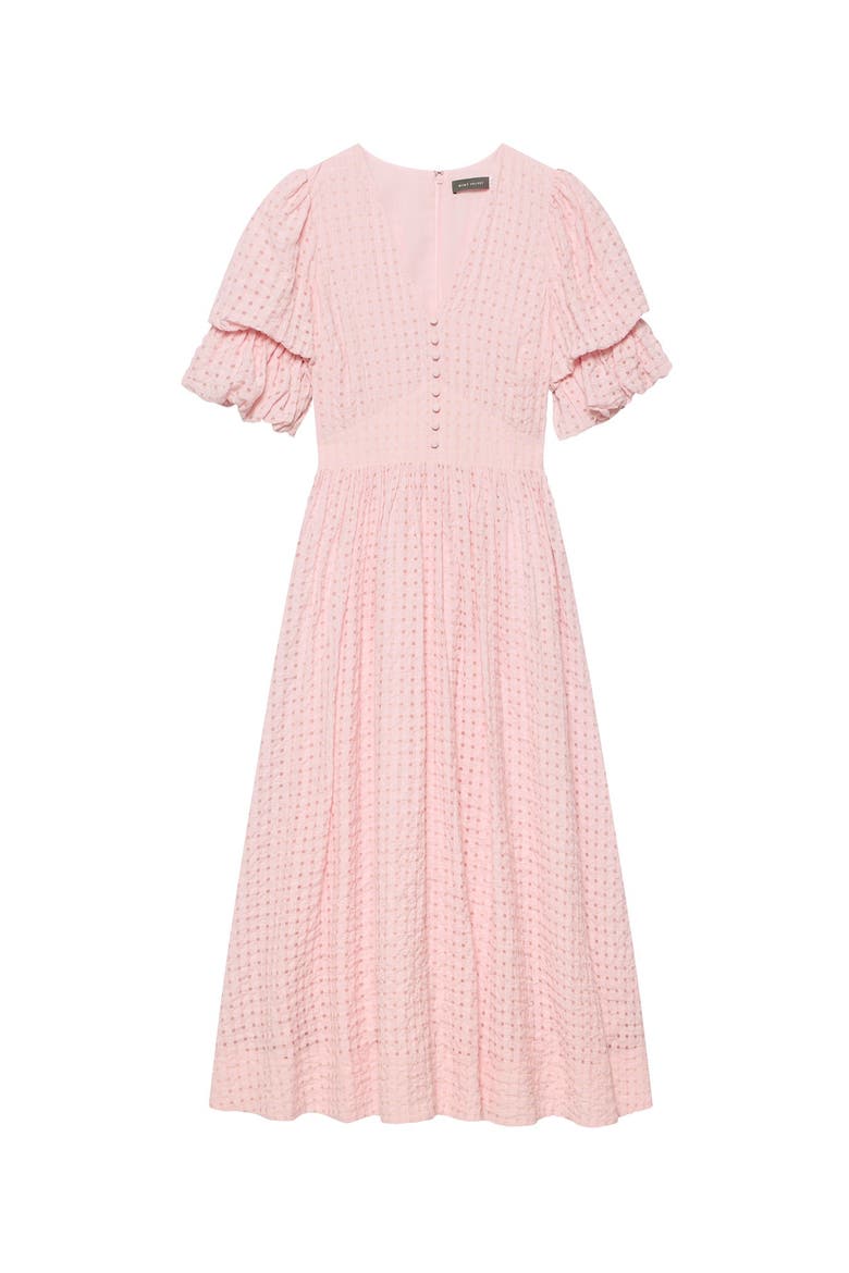 Checked Midi Dress, Alternate, color, Pink