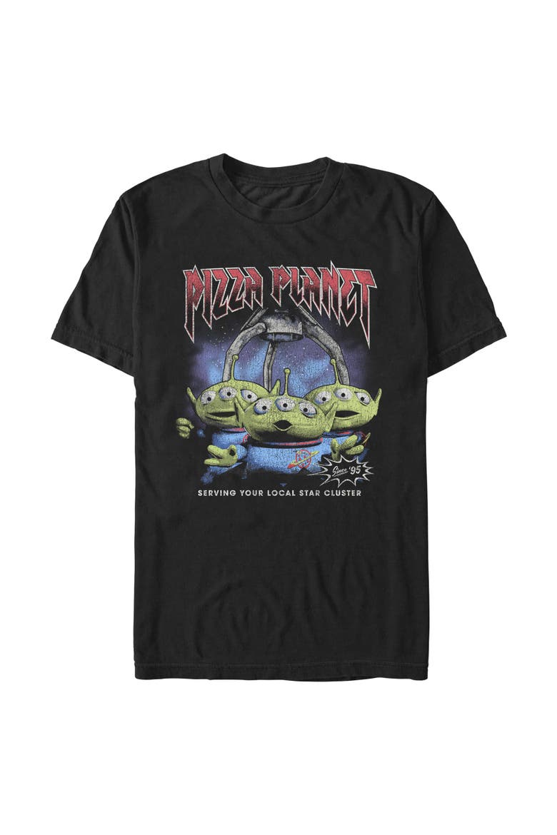 Men's Toy Story The Claw The Aliens  Graphic T-Shirt, Main, color, Black