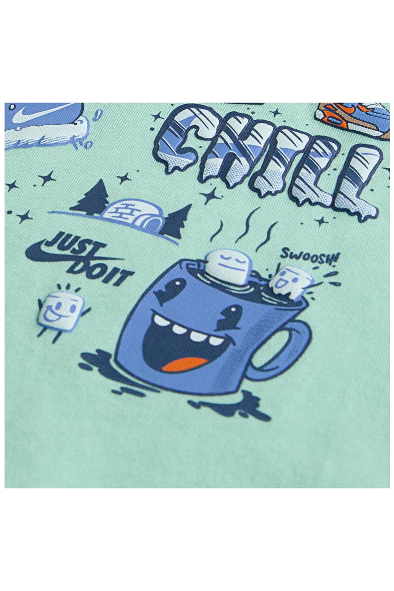 Kids' Holiday Right Graphic T-Shirt, Alternate, color, MINT FOAM
