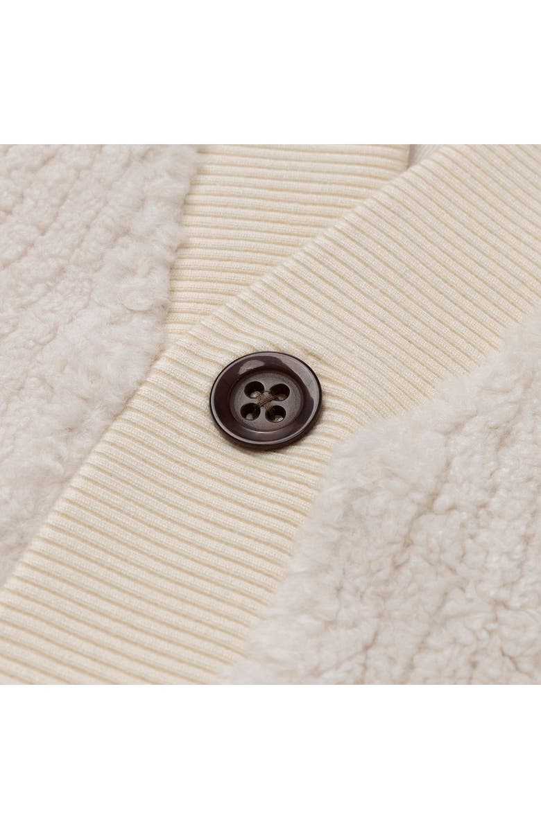 HONOR THE GIFT Muse High Pile Fleece Crop Cardigan, Alternate, color, 