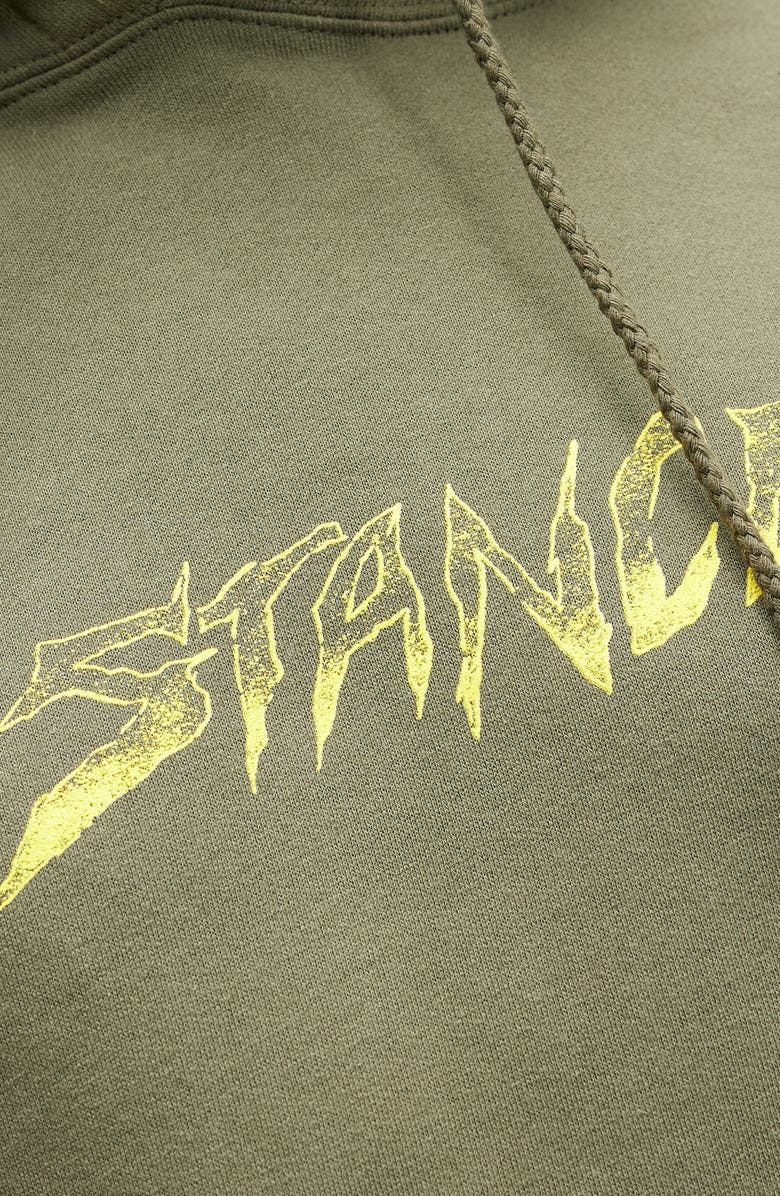 Stance Palm Slayer Graphic Hoodie, Alternate, color, Army