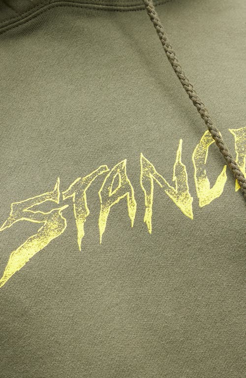 Stance Palm Slayer Graphic Hoodie In Army