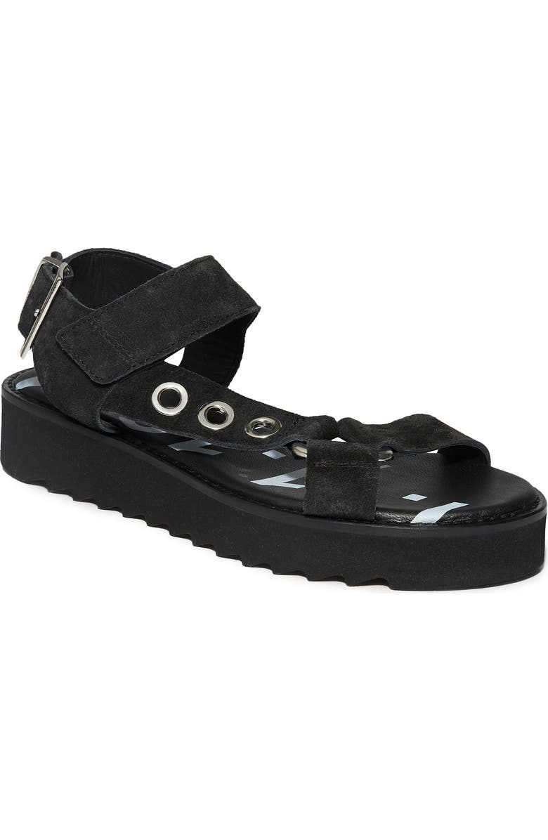 AllSaints Rhianne Platform Sandal, Main, color,