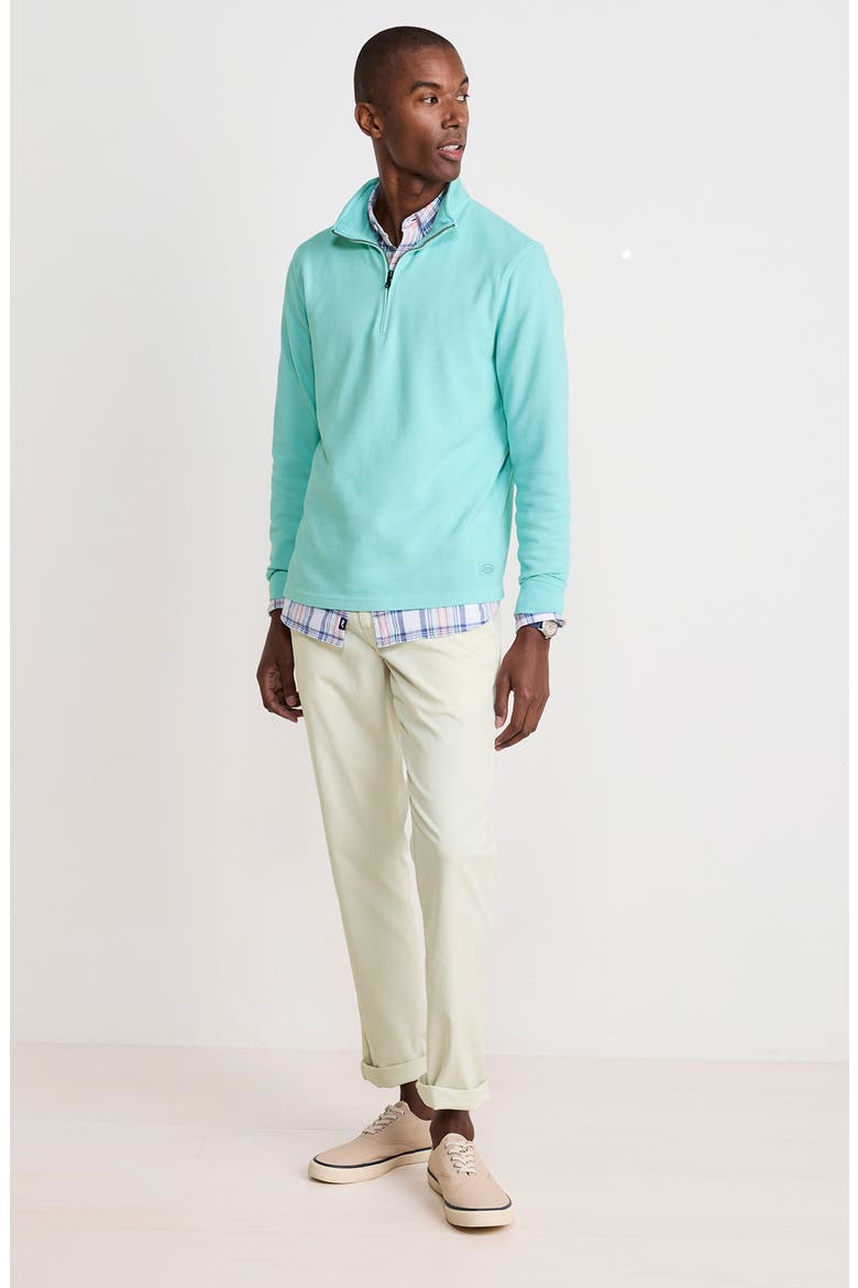 Coastline Quarter Zip Pullover, Alternate, color, SEA SPLASH