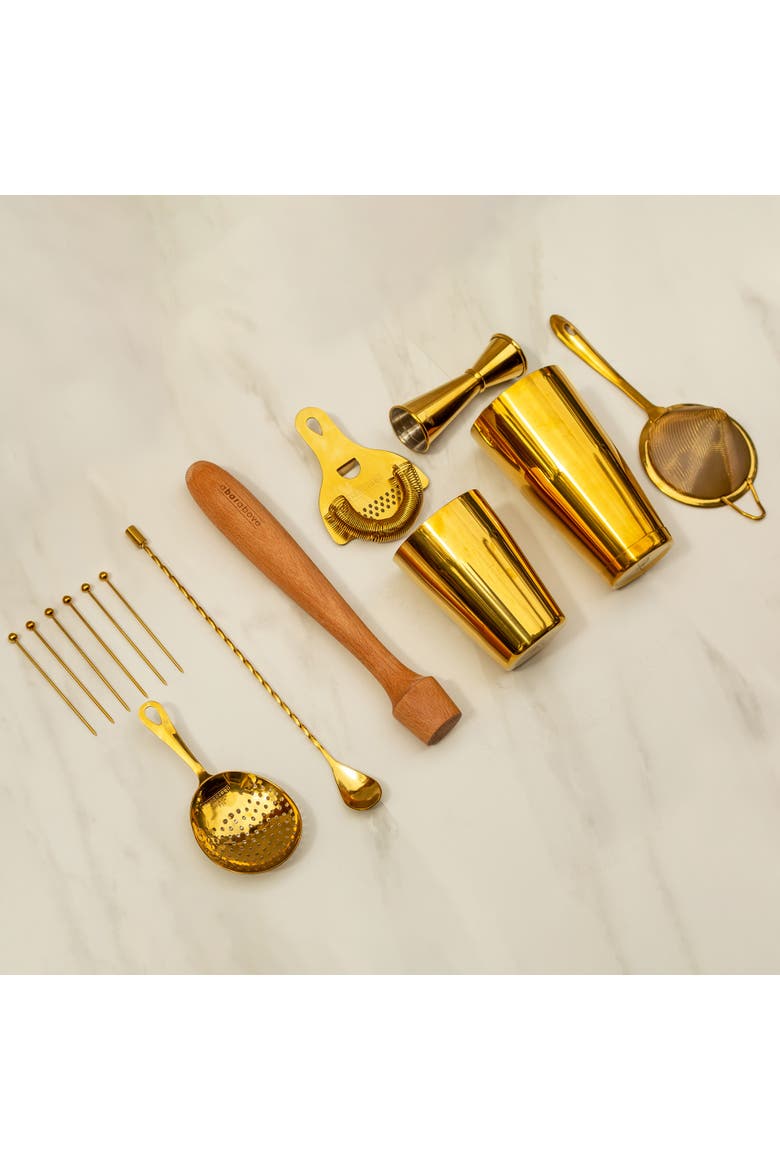 14-Piece Craft Bar Set, Gold, Alternate, color, Gold
