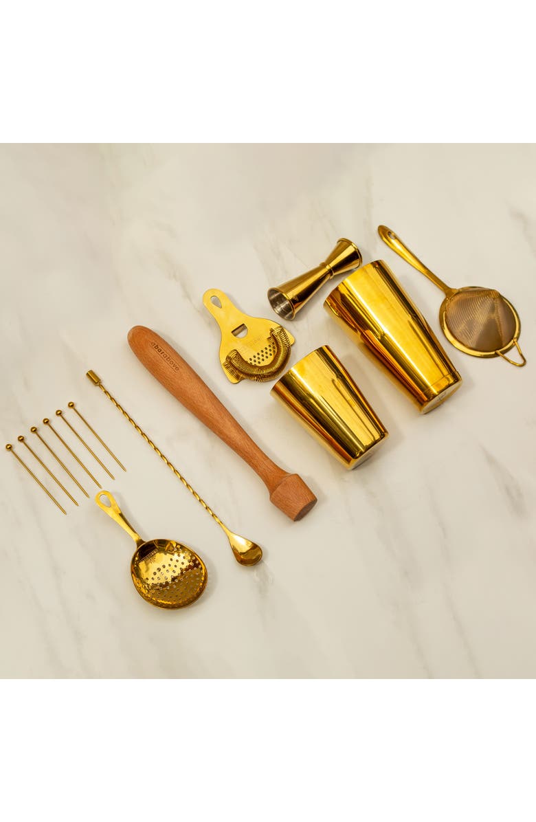 A Bar Above 14-Piece Craft Bar Set, Gold, Alternate, color, Gold