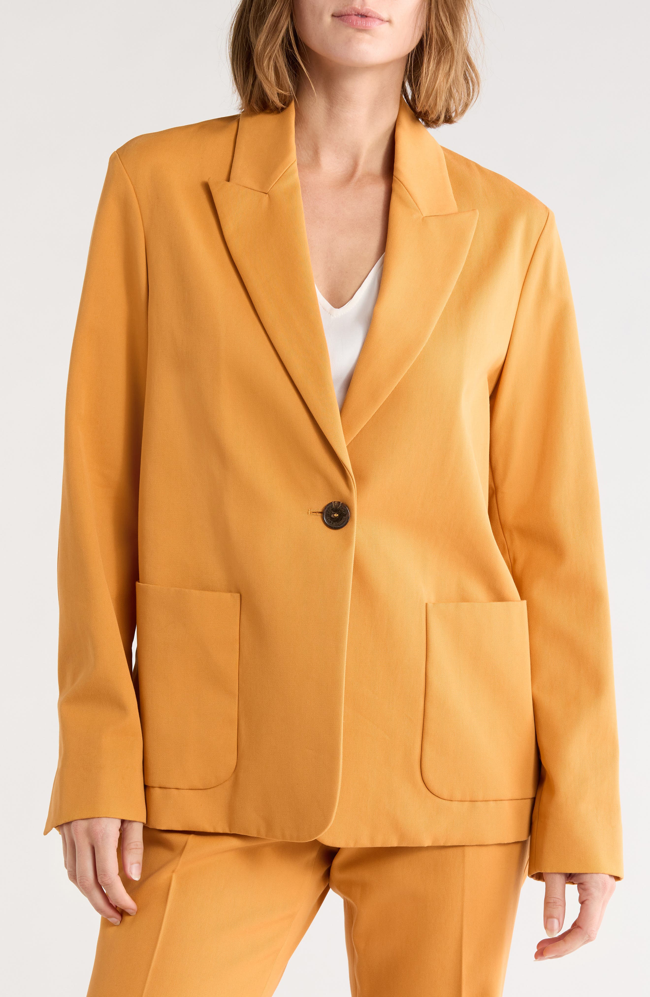 Cotton Blend Blazer