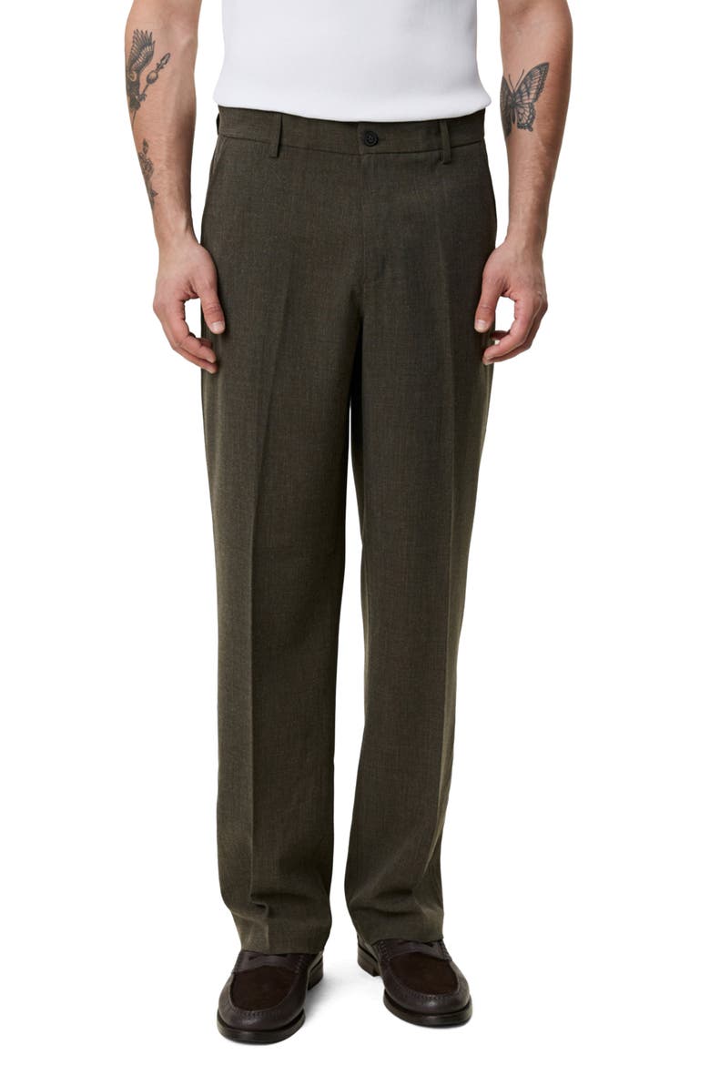 Como Slim Fit Slack Pants, Main, color, OLIVE NIGHT