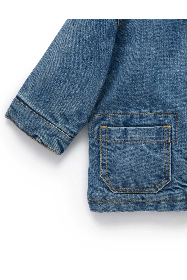 Denim Worker Jacket Toddler, Alternate, color, Mid Denim