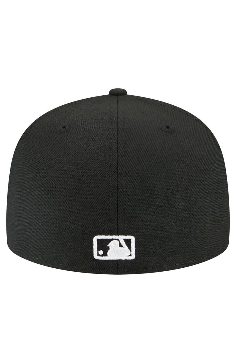 New Era Men's New Era Black Cincinnati Reds Tri-Hit 59FIFTY Fitted Hat, Alternate, color, 