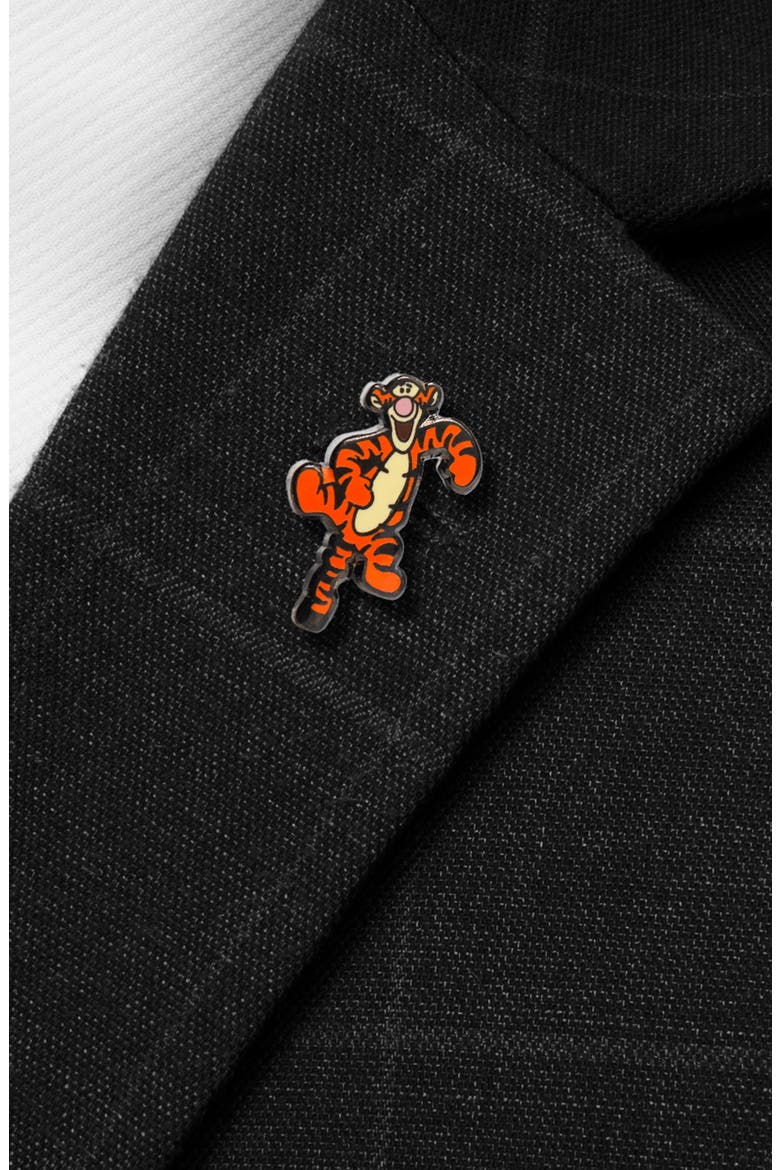 Tigger Lapel Pin, Alternate, color, ORANGE