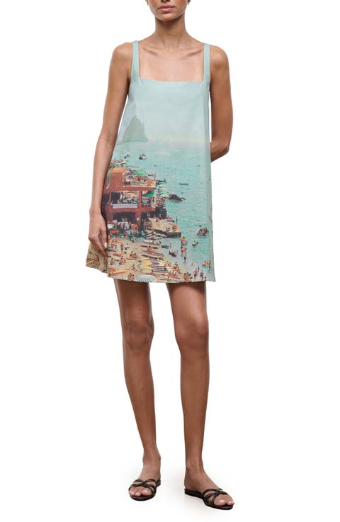 Brio Print Mini Shift Dress