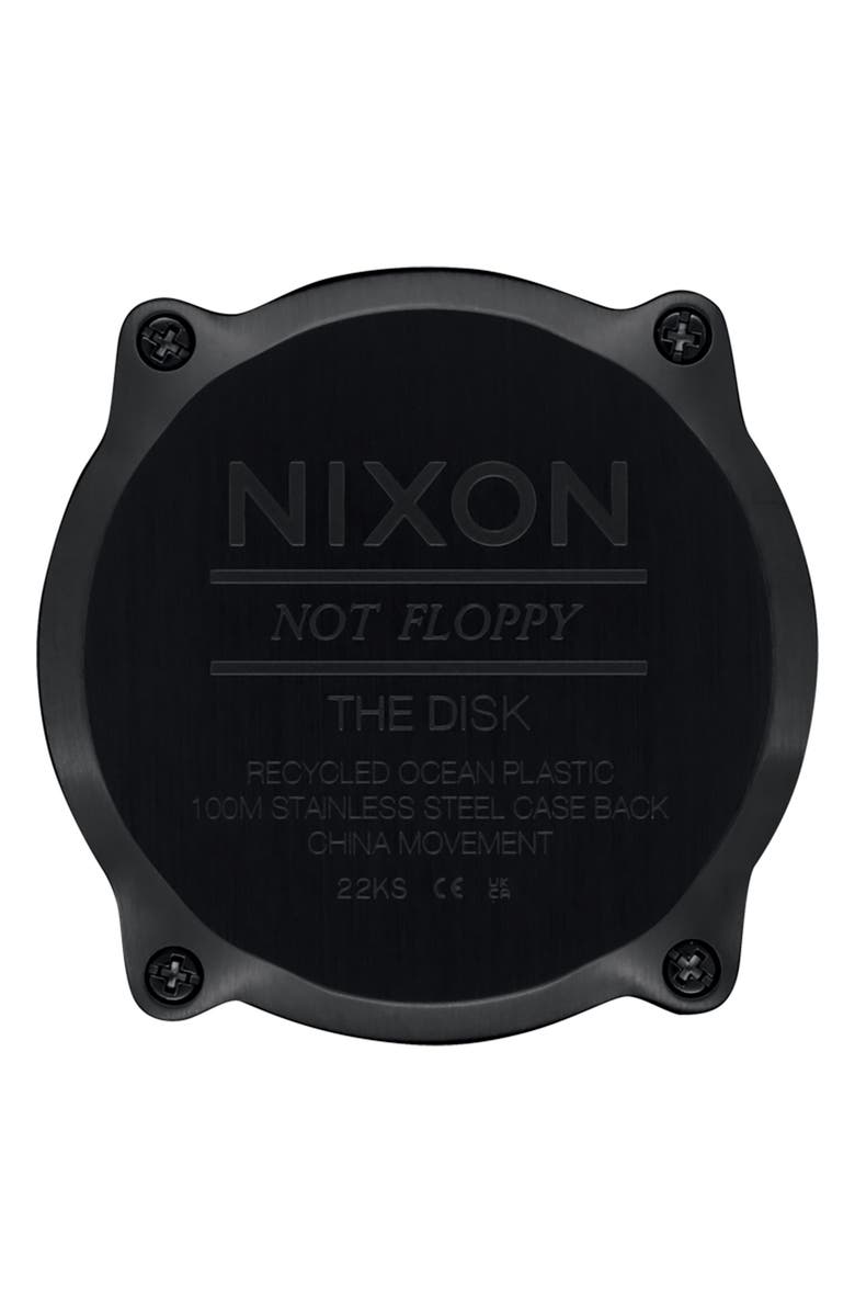Nixon Disk Digital Silicone Strap Watch, 39mm, Alternate, color, 
