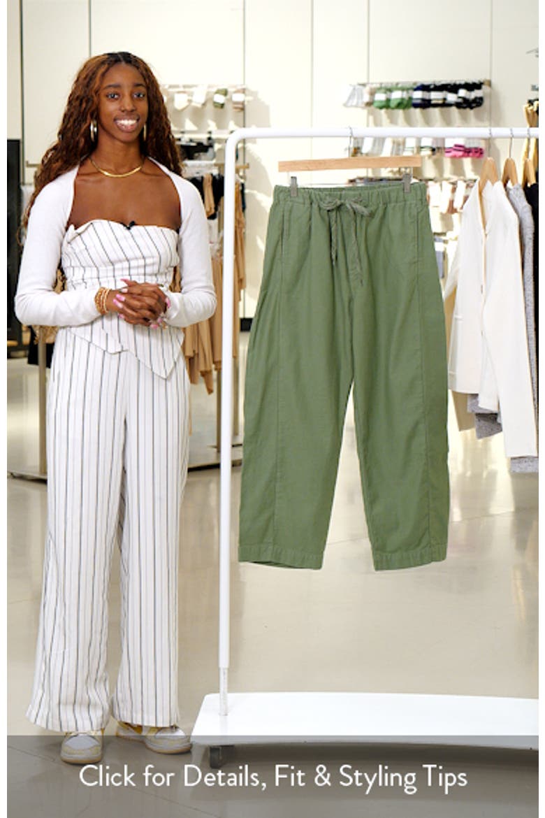 The Drawn Half Pipe Cotton Drawstring Pants video