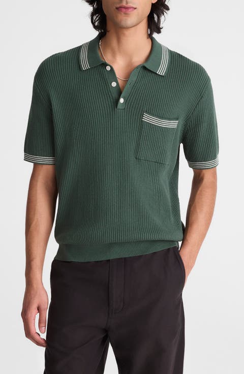 Tipped Sweater Polo