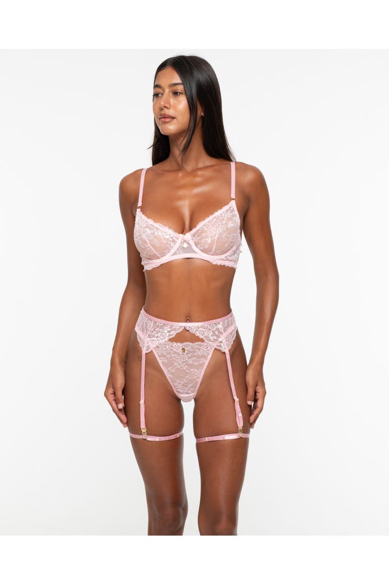 Raffaella Lingerie Set, Alternate, color, Pink