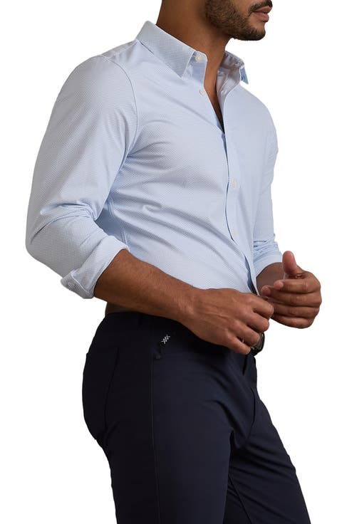 Commuter Slim Fit Performance Button-Up Shirt