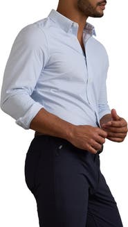 Rhone Commuter Slim Fit Performance Button-Up Shirt