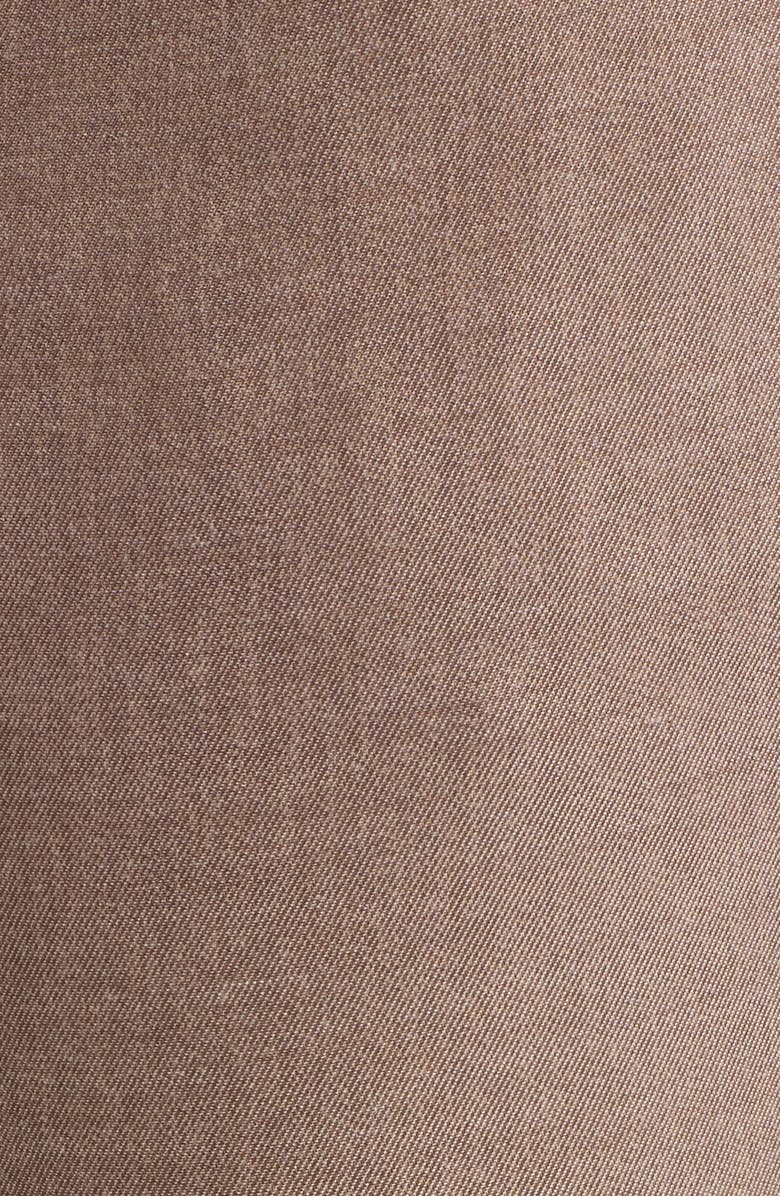 Topshop Bobbi Boxer Pants, Alternate, color, Chocolate