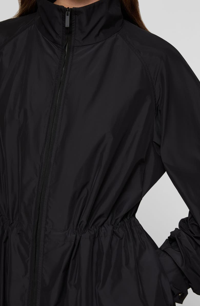Lafayette 148 New York Oversize Drawstring Waist Jacket, Alternate, color, Black