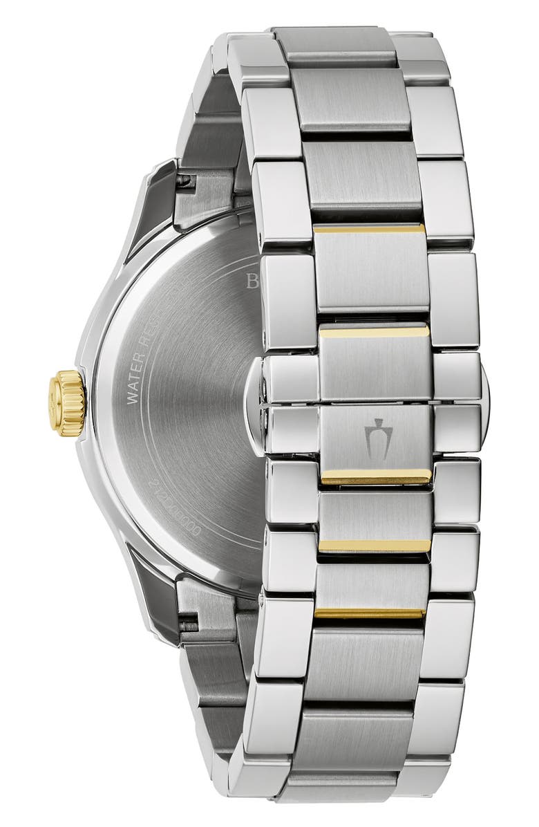 BULOVA Classic Wilton Two-Tone Bracelet Watch, 41mm, Alternate, color,