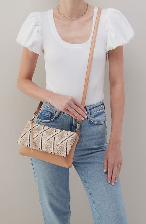Hobo Darcy Double Crossbody Bag In Porcini