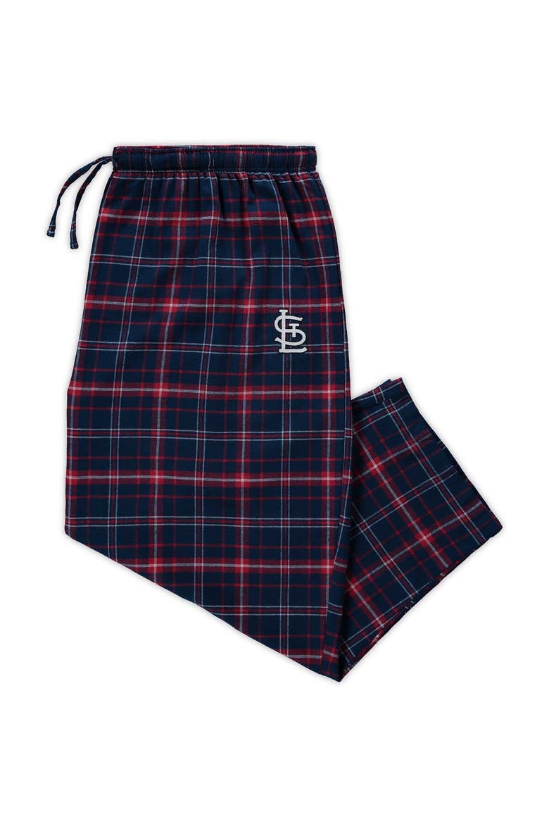 Men's Concepts Sport Red/Navy St. Louis Cardinals Big & Tall Team Flannel Pants, Alternate, color, Red