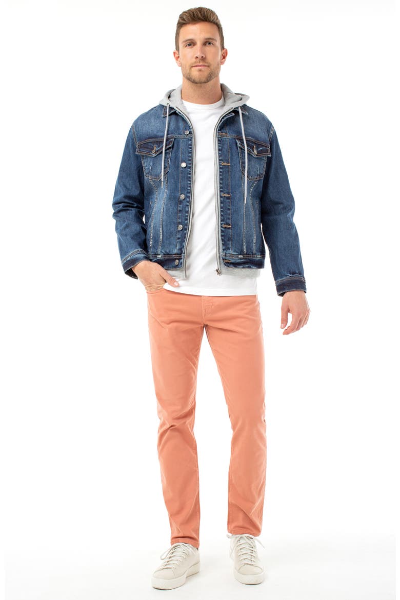 Kingston Modern Straight Leg Twill Pants, Alternate, color, INFERNO
