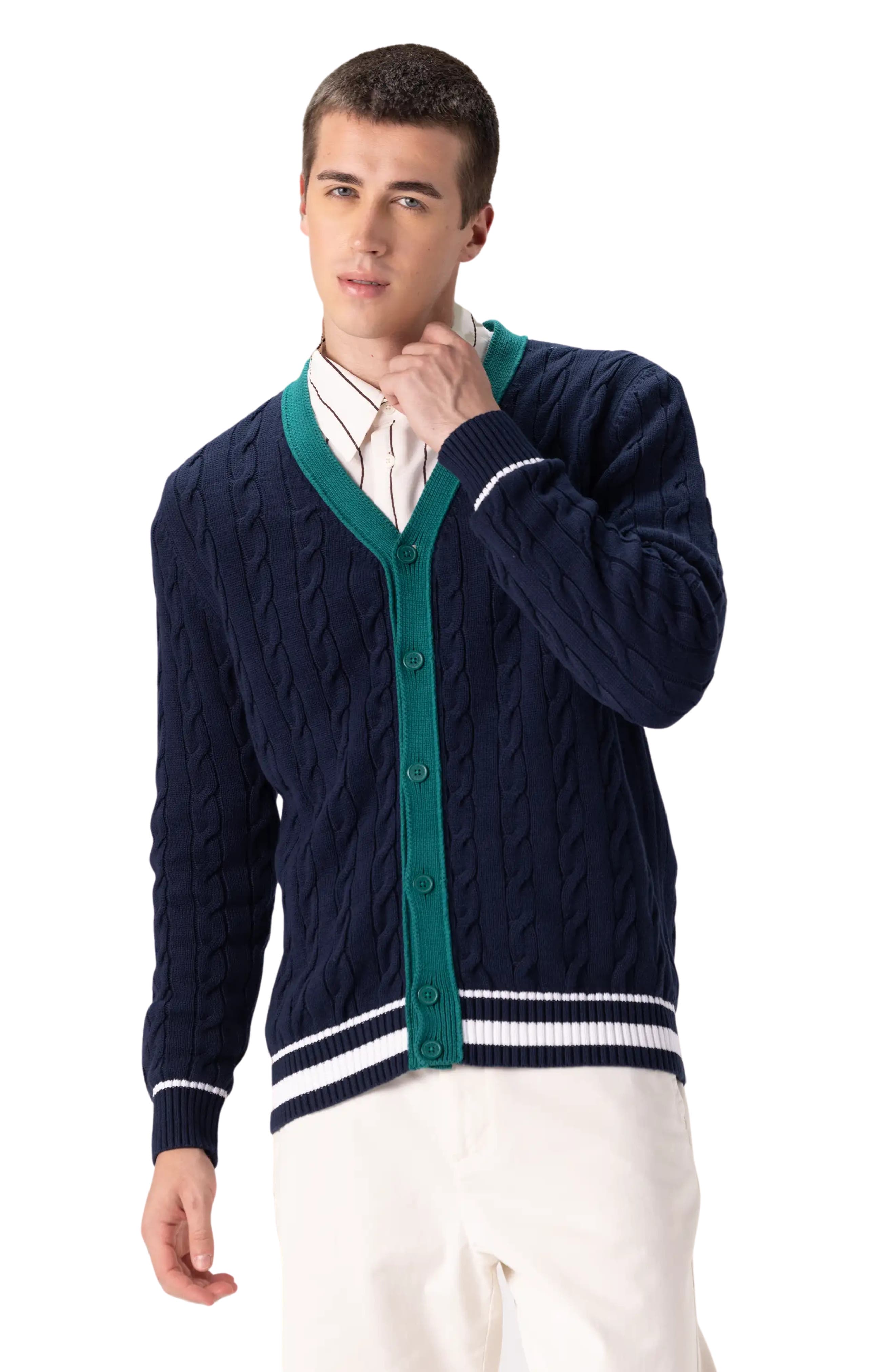 Cable Knit Cardigan - image 5