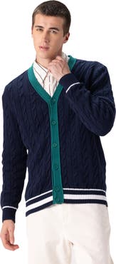 Members Only Cable Knit Cardigan