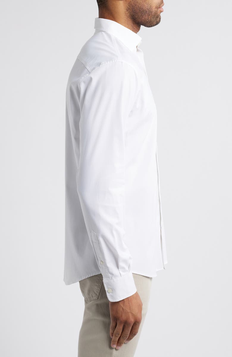 johnnie-O Travis Button-Down Shirt, Alternate, color, White