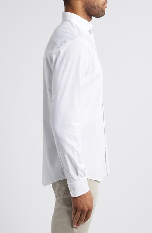 Johnnie-o Travis Button-down Shirt In White