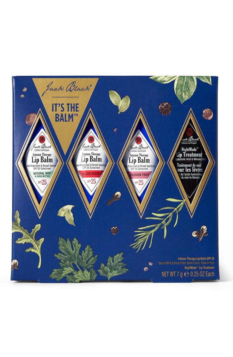 Jack Black It's The Balm Lip Balm Set (Limited Edition) $42 Value, Alternate, color,