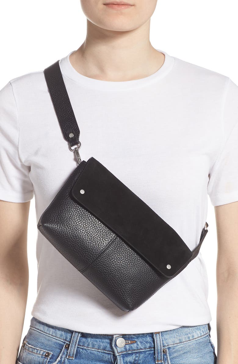 Treasure & Bond Montana Leather Belt Bag, Alternate, color,