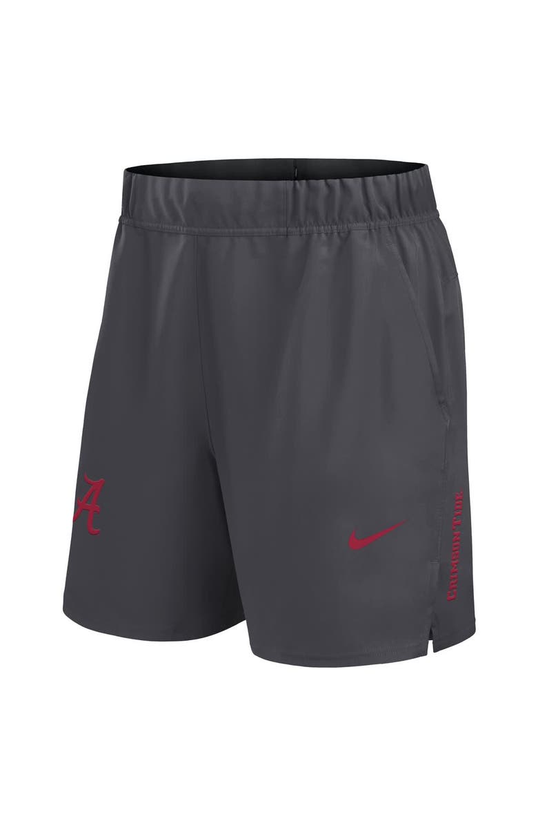 Nike Men's Nike Gray Alabama Crimson Tide Primetime Woven Victory Performance Shorts, Alternate, color, Gray