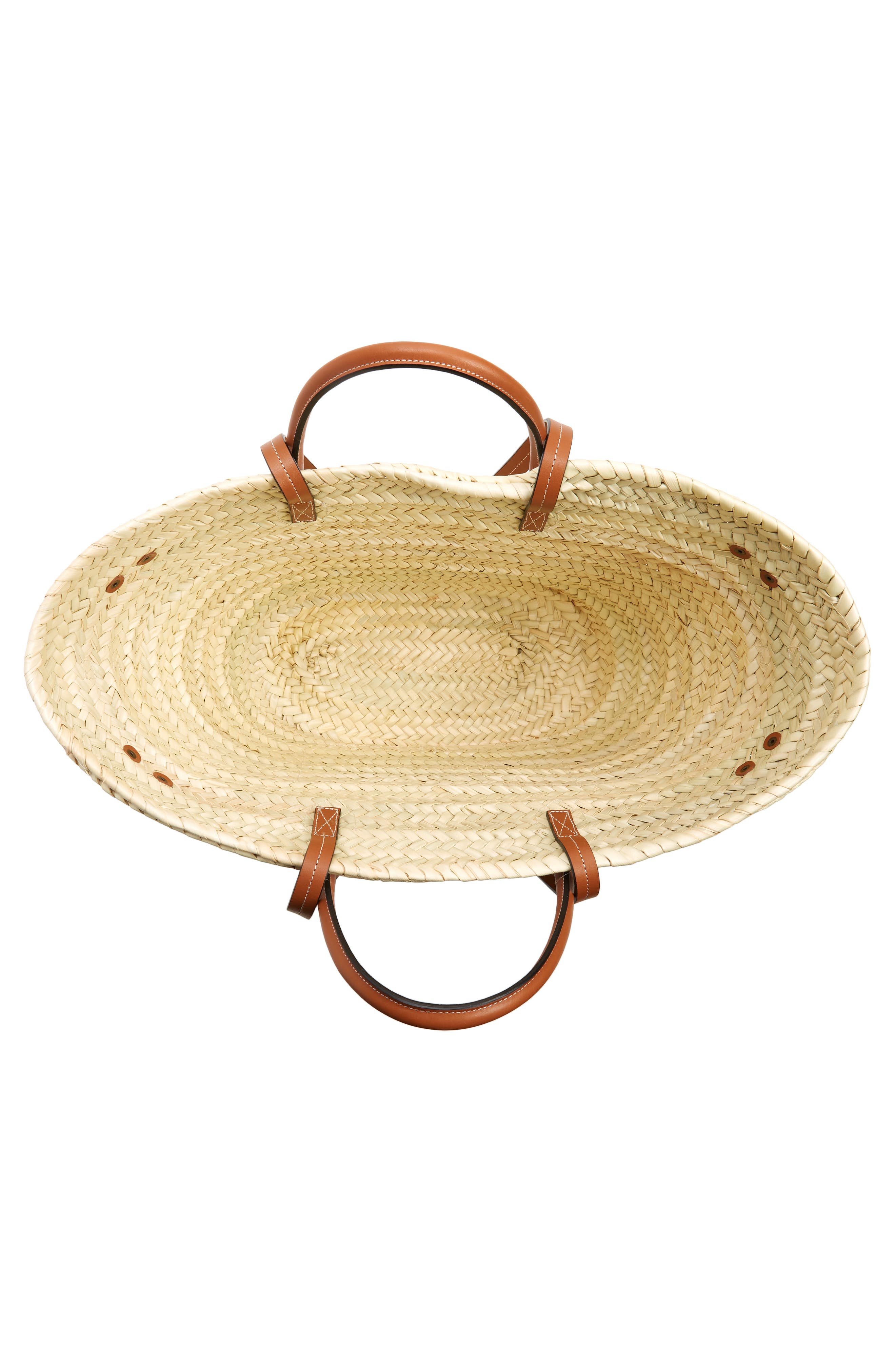 Cadix Woven Straw Tote, Alternate, color, NATURAL/ COGNAC