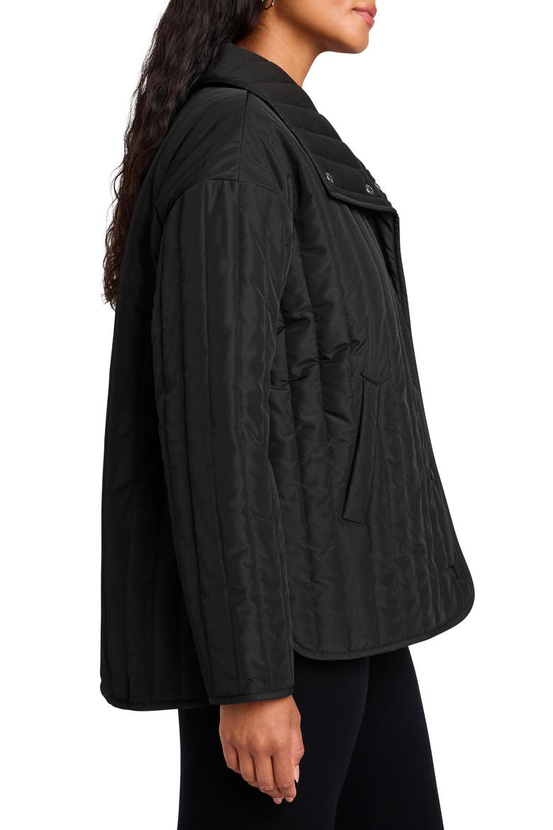 x @cellajaneblog Quilted Jacket, Alternate, color, BLACK