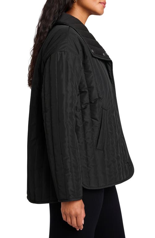 Splendid X @cellajaneblog Quilted Jacket In Black