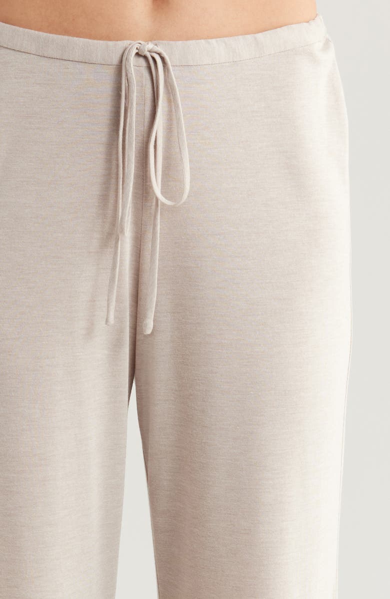 Natori Shangri-Lace Short Sleeve Shirt & Pants Pajama 2-Piece Set, Alternate, color, Hca