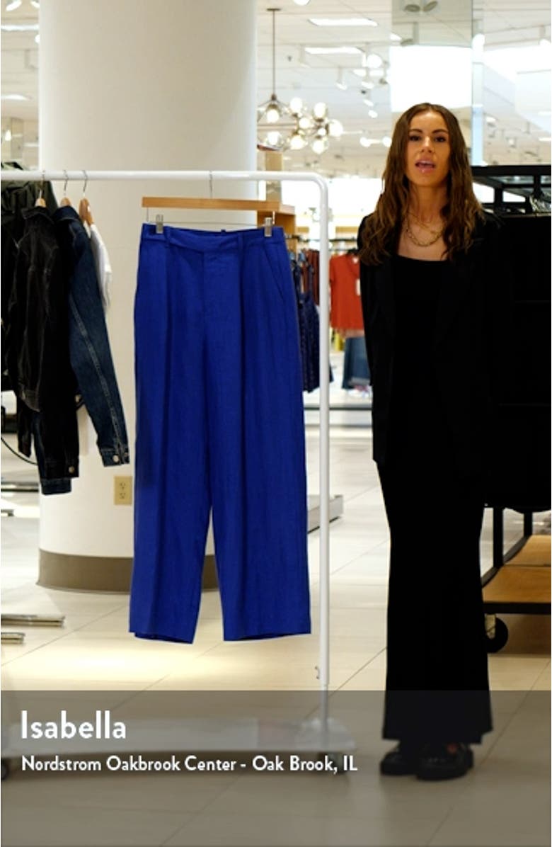 The Harlow Wide Leg Linen Pants, sales video thumbnail