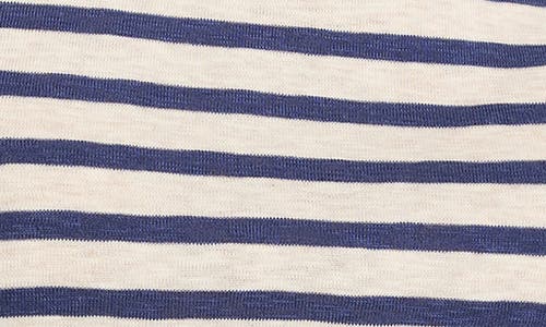 Nzt By Nic+zoe Striped Boat Neck Tank Top In Blue Multi