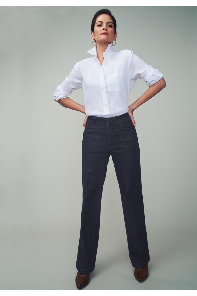 Refined Denim Trouser, Alternate, color, INDIGO