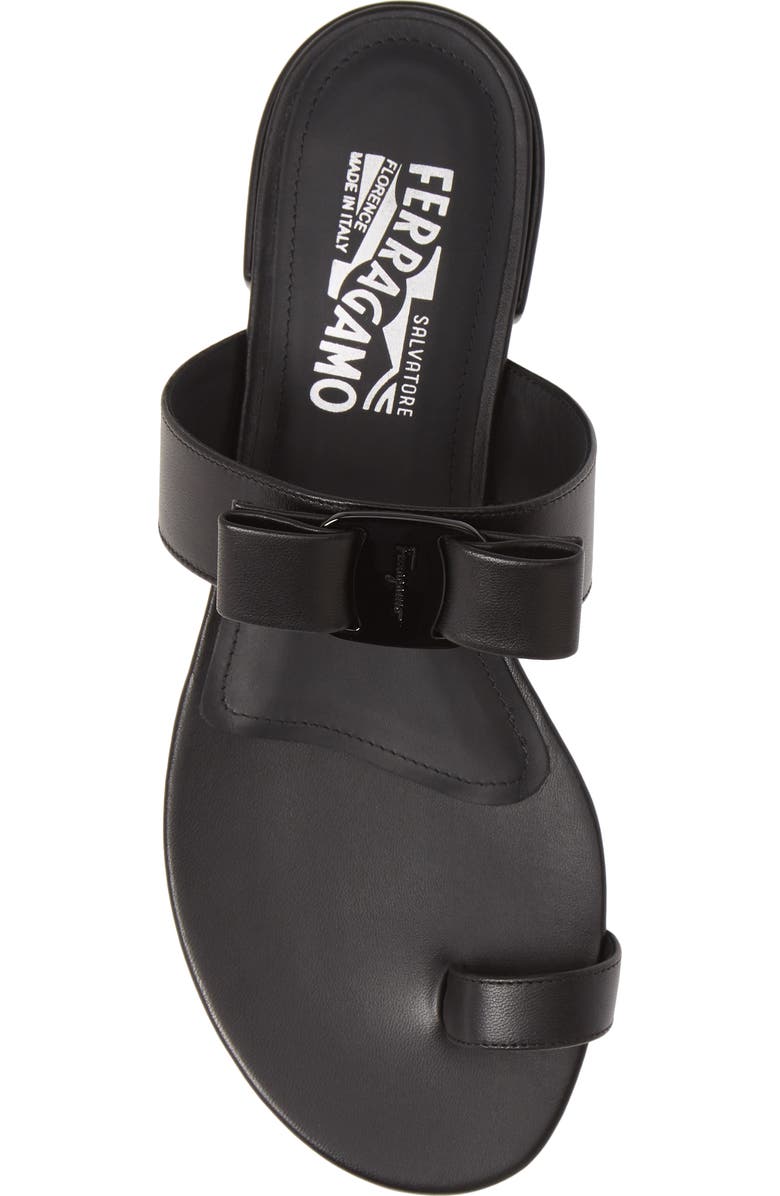 FERRAGAMO Salvatore Ferragamo Louisa Bow Toe Loop Sandal, Alternate, color,