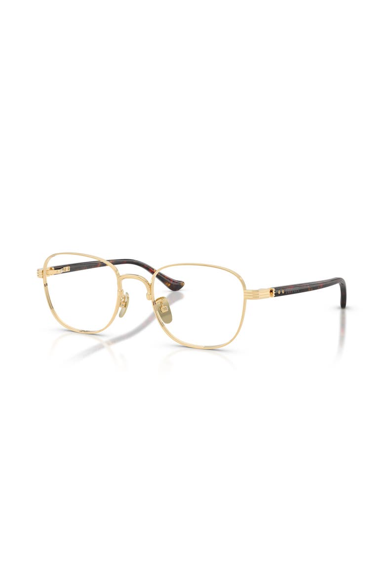 54mm Rectangle optical glasses, Main, color, Gold