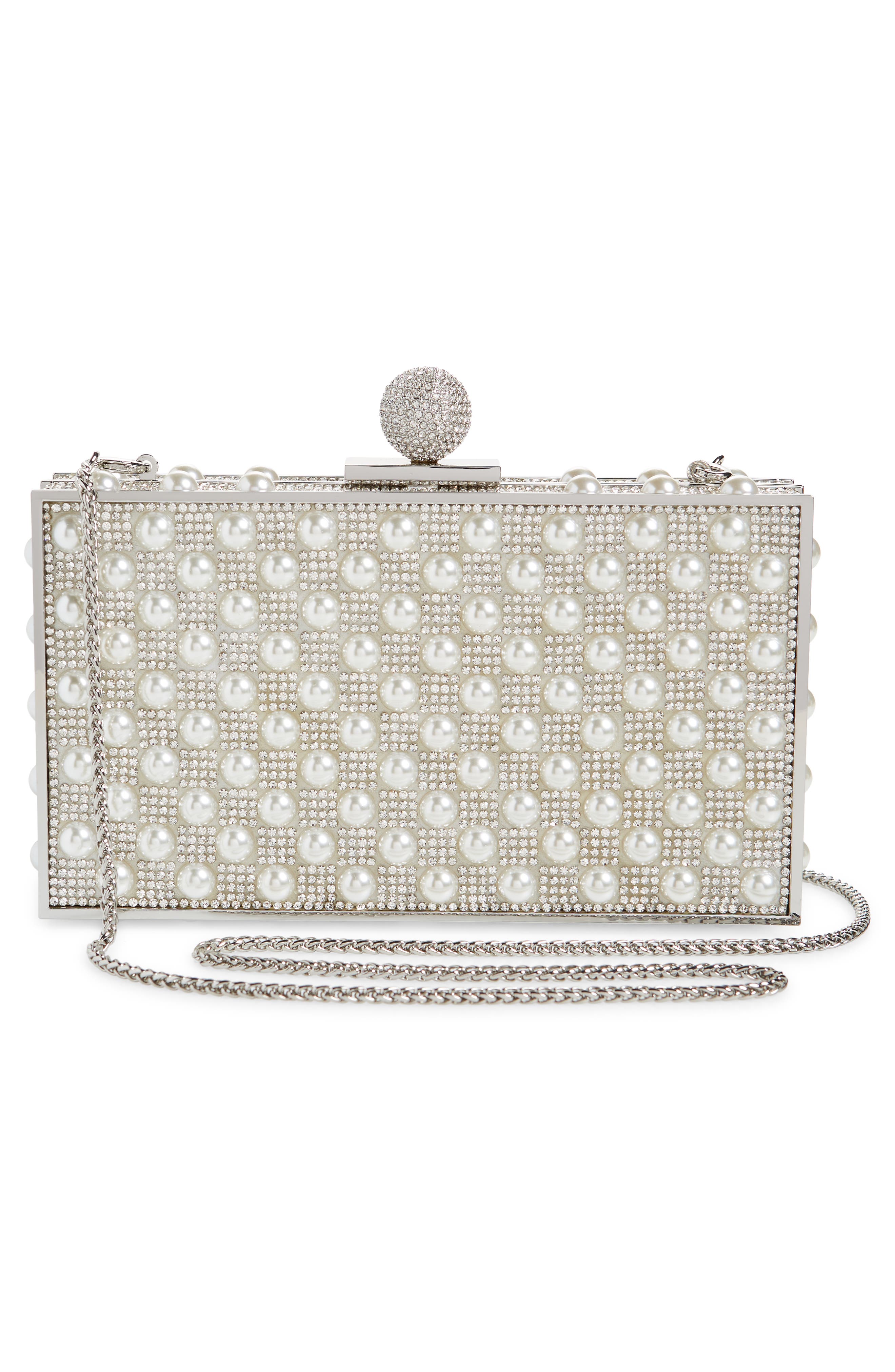 SOPHIA WEBSTER Clara Crystal Box Clutch, Alternate, color, 